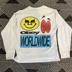 RARE OBEY WORLDWIDE LONGSLEEVE TEE